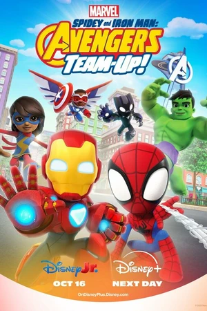 Постер к мультфильму Spidey and Iron Man: Avengers Team-Up! (2025)