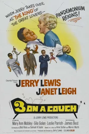 Постер к фильму Трое на диване (1966)