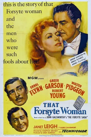Постер к фильму Сага о Форсайтах (1949)