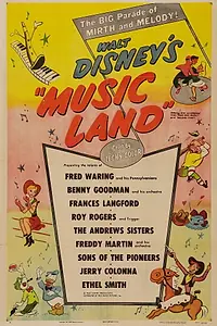 Главный постер мультфильма «Music Land (1955)»