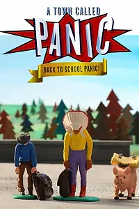 Постер к мультфильму «Паника в деревне: Начало учебного года (2016)»