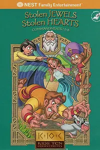 Постер к мультфильму «Kids' Ten Commandments: Stolen Jewels, Stolen Hearts (2003)»