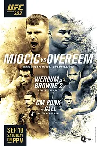 Постер к фильму «UFC 203: Miocic vs. Overeem (2016)»
