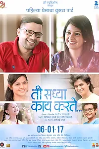 Постер к фильму «Ti Saddhya Kay Karte (2017)»