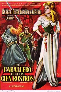 Главный постер фильма «Рыцарь с сотней лиц (1960)»