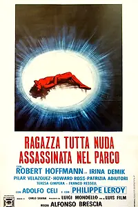 Главный постер фильма «Голая девушка убита в парке (1972)»