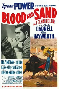 Главный постер фильма «Кровь и песок (1941)»