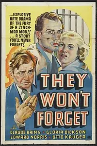 Постер к фильму «Они не забудут (1937)»