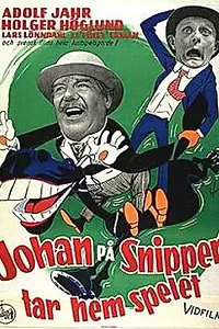 Главный постер фильма «Johan på Snippen tar hem spelet (1957)»