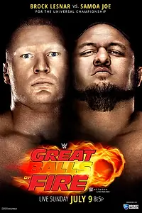 Главный постер фильма «WWE Большие огненные шары (2017)»