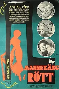 Главный постер фильма «Манекен в красном (1958)»