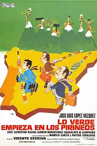 Главный постер фильма ««Клубничка» появляется на Пиренеях (1973)»