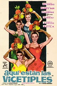 Главный постер фильма «Aquí están las vicetiples (1961)»