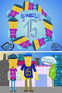 Главный постер мультфильма «Одинокий в 15 лет (2004)»
