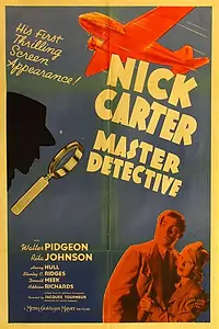 Главный постер фильма «Неподражаемый сыщик Ник Картер (1939)»