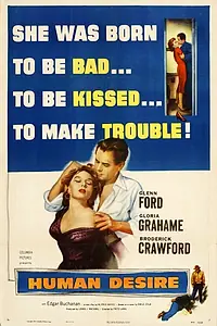 Постер к фильму «Человеческое желание (1954)»