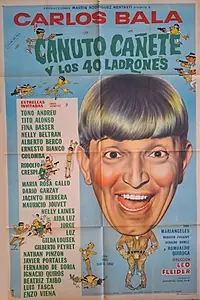 Главный постер фильма «Canuto Cañete y los 40 ladrones (1964)»