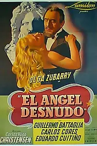Главный постер фильма «Обнажённый ангел (1946)»
