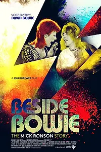 Главный постер фильма «Рядом с Боуи: История Мика Ронсона (2017)»