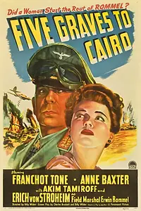 Главный постер фильма «Пять гробниц по пути в Каир (1943)»