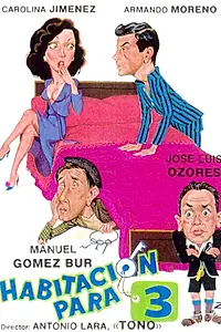 Главный постер фильма «Habitación para tres (1952)»