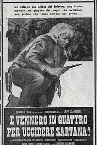 Постер к фильму «...и четверо были убиты Сартаной (1969)»