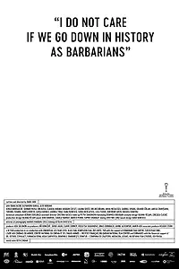 Постер к фильму «Мне плевать, если мы войдём в историю как варвары (2018)»