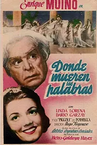 Постер к фильму «Donde mueren las palabras (1946)»