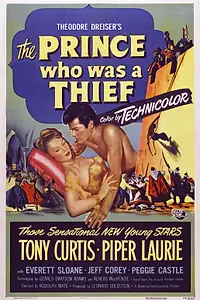Главный постер фильма «Принц, который был вором (1951)»