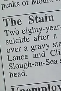 Постер к мультфильму «The Stain (1992)»