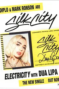 Главный постер фильма «Silk City & Dua Lipa Feat. Diplo & Mark Ronson: Electricity (2018)»
