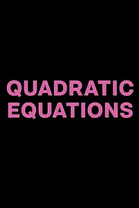 Постер к фильму «Quadratic Equations (2018)»