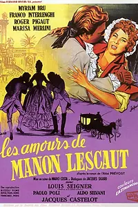 Постер к фильму «Любовные истории Манон Леско (1954)»