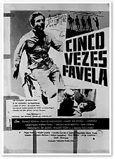 Постер к фильму «Пять раз фавела (1962)»