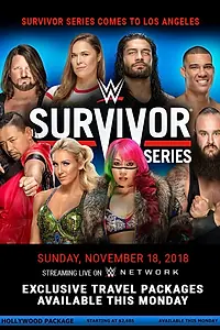 Главный постер фильма «WWE Серии на выживание (2018)»