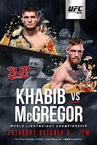 Главный постер фильма «UFC 229: Khabib vs McGregor (2018)»