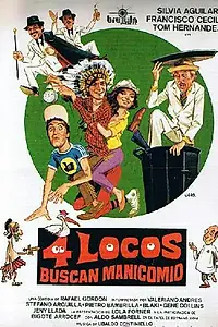 Главный постер фильма «Четверо сумасшедших ищут психушку (1980)»