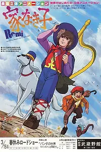 Главный постер аниме «Бездомный мальчик Реми (1980)»