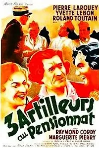 Главный постер фильма «Trois artilleurs au pensionnat (1937)»
