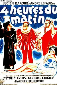 Главный постер фильма «Quatre heures du matin (1938)»