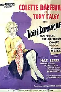 Постер к фильму «Voici dimanche (1930)»