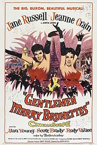 Постер к фильму «Джентльмены женятся на брюнетках (1955)»