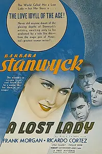 Главный постер фильма «Потерявшаяся леди (1934)»