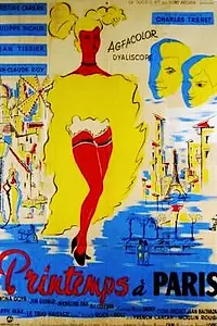 Постер к фильму «Printemps à Paris (1957)»