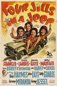 Постер к фильму «Четыре девушки в джипе (1944)»