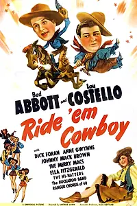Главный постер фильма «Загони их, ковбой (1942)»