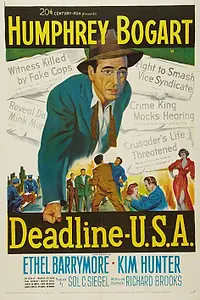 Постер к фильму «Криминальная полоса в прессе США (1952)»