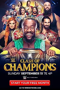 Главный постер фильма «WWE Столкновение чемпионов (2019)»