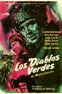 Постер к фильму «Зелёные дьяволы Монте-Кассино (1958)»
