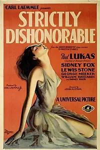 Постер к фильму «Strictly Dishonorable (1931)»